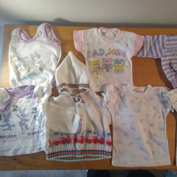 Vintage 90s Baby Toddler Clothing Lot 11 Pieces